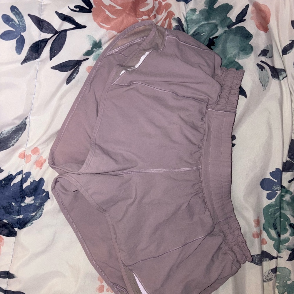 Lavender Lululemon shorts size 8
